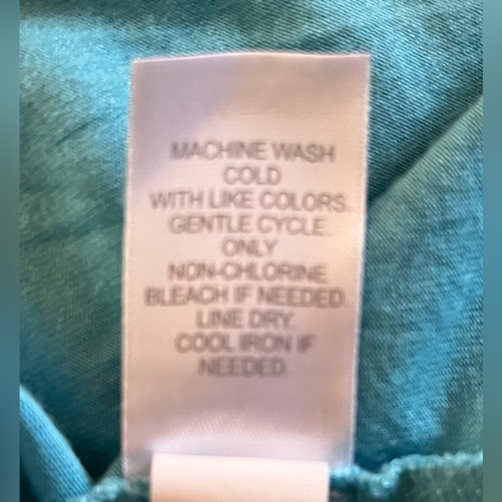 J. Jill Tiffany blue sleeveless maxi dress rayon/spandex lighter weight knit 3X - Picture 9 of 10